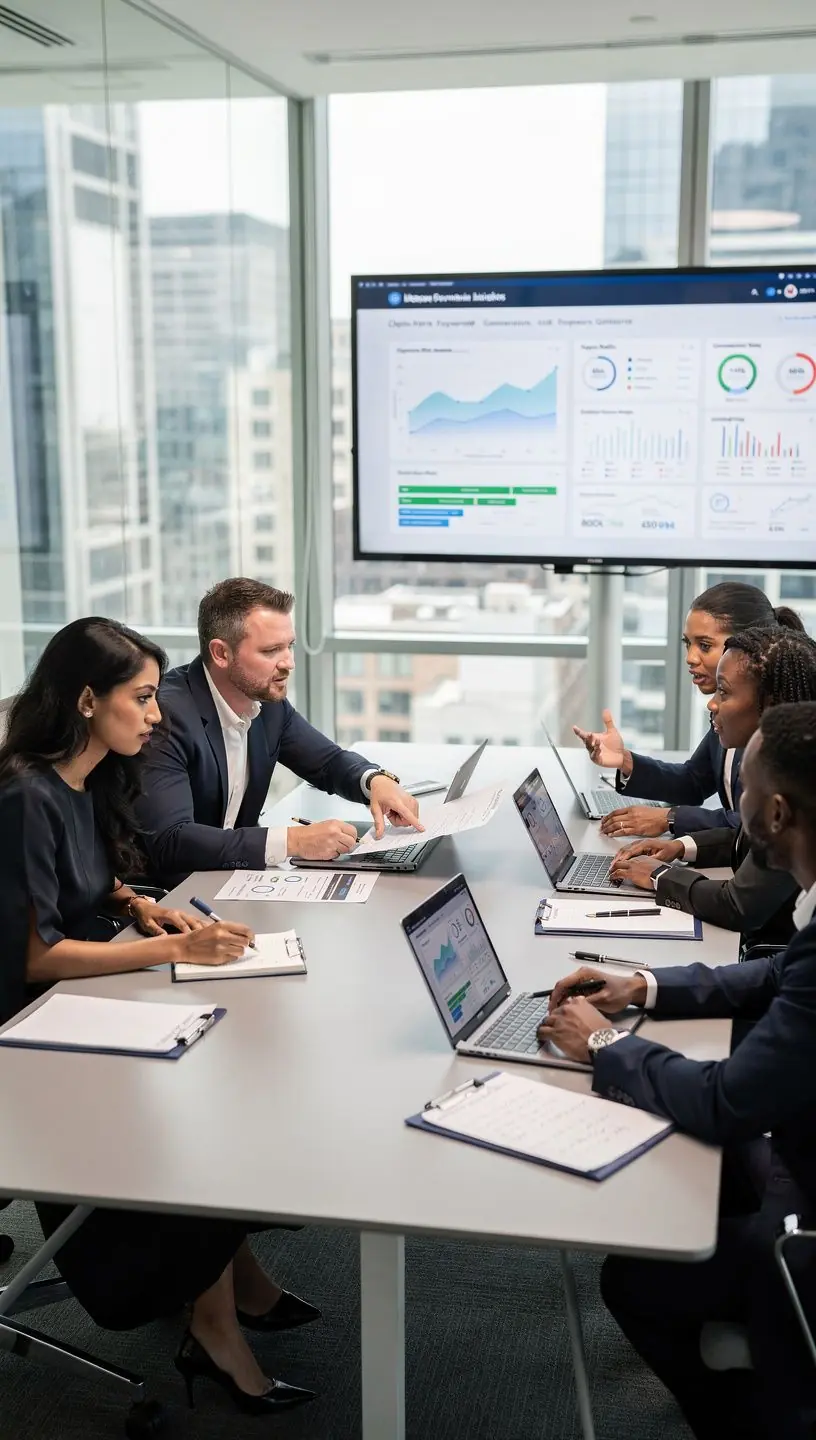 SEO strategies driving business growth and analytics.